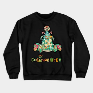 Happy Christmas Tree Crewneck Sweatshirt